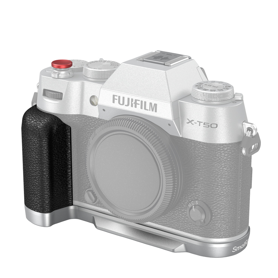 Площадка с рукояткой SmallRig Silicone для Fujifilm X-T50 Серебро 