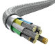 Кабель Baseus Flash One-for-two Type-C - Type-C+Round DC 100W 2м Серый - Изображение 143567