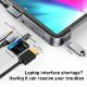 Хаб Baseus Bend Angle No.7 Multifunctional (USB+HDMI+SD/TF+miniJack) - Изображение 96818