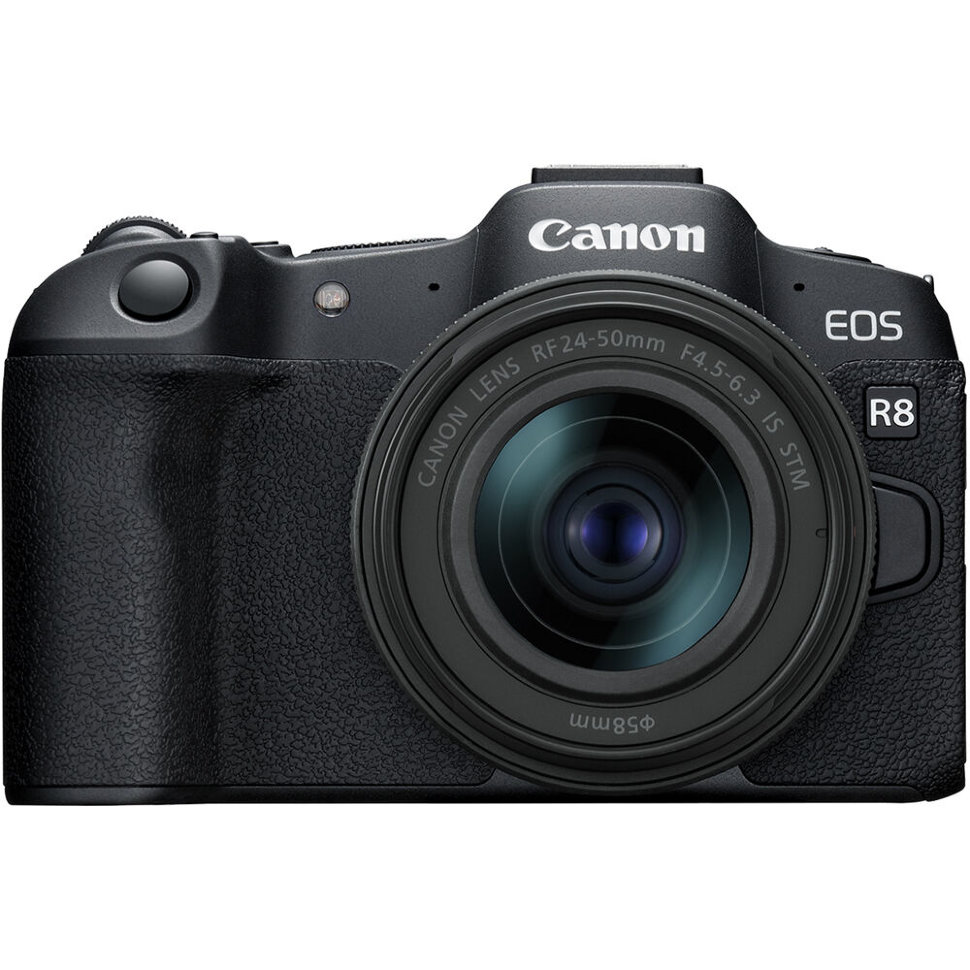 

Беззеркальная камера Canon EOS R8 (+ RF 24-50mm f/4.5-6.3 IS STM) 5803C012