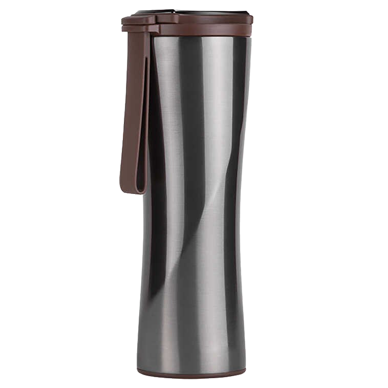 Термокружка Kiss Kiss Fish MOKA Smart Cup OLED 430мл Серая 
