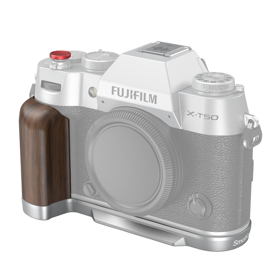 Площадка с рукояткой SmallRig Wooden для Fujifilm X-T50 Серебро 