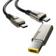 Кабель Baseus Flash One-for-twoType-C - Type-C+Square DC 100W 2м Черный - Изображение 143579