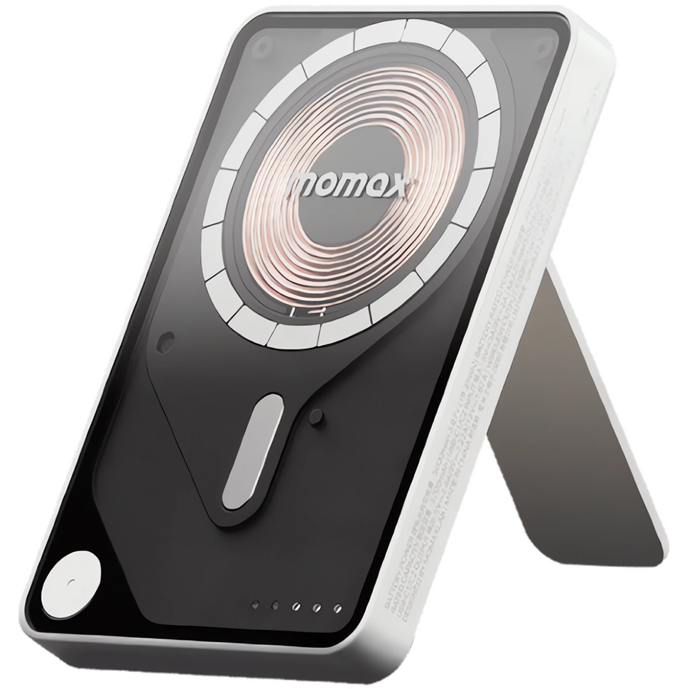 Внешний аккумулятор с беспроводной зарядкой Momax 1-Power X Pro 10000mAh Type-C Белый 
