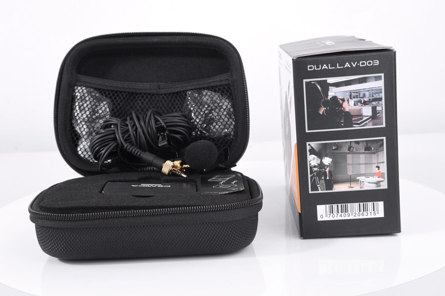 Микрофон петличный двойной CoMica DUALLAV CVM-D03