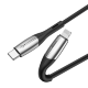 Кабель Baseus Horizontal Data Cable Type-C - Lightning PD 18W 1м Чёрный - Изображение 117683