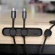 Держатель проводов Baseus Cable Clip Peas Чёрный - Изображение 117703