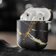 Чехол PQY Marble для Apple AirPods Чёрный - Изображение 210689