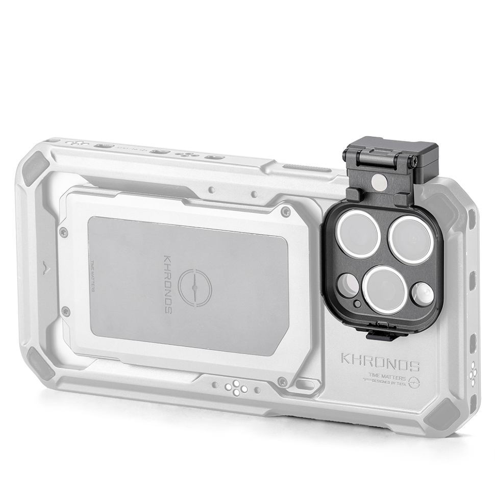 Адаптер светофильтра Tilta Khronos QR Filter Tray для iPhone 15 Pro/Pro Max Серый 