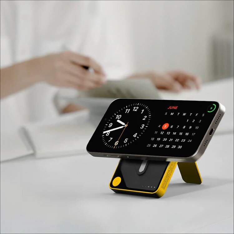 Внешний аккумулятор с беспроводной зарядкой Momax 1-Power X Pro 5000mAh Type-C Черный IP131HKD