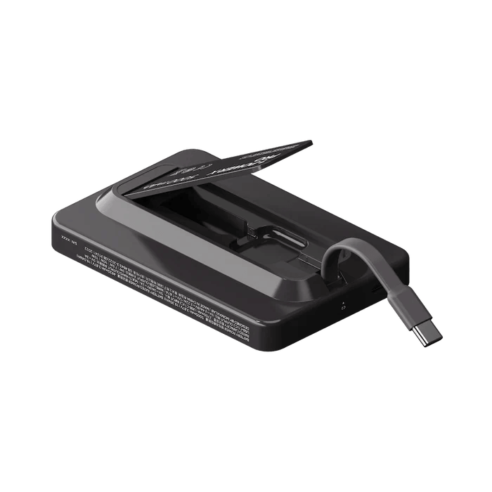 Внешний аккумулятор с беспроводной зарядкой Momax 1-Power X Pro 5000mAh Type-C Черный IP131HKD