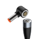 Кабель Baseus Zinc Magnetic Type-C - DC 4.0/1.7мм 100W 2м Чёрный - Изображение 162345