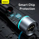 Кабель Baseus Zinc Magnetic Type-C - DC 4.0/1.7мм 100W 2м Чёрный - Изображение 162348
