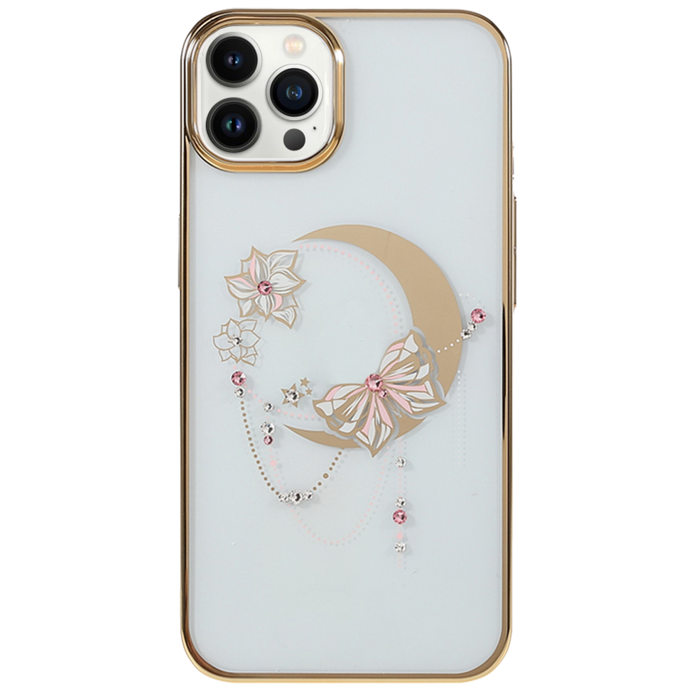Чехол PQY Moon для iPhone 13 Pro Max Butterfly 