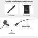 Микрофон петличный simorr wave l3 Lightning Чёрный 3453B - Изображение 171401