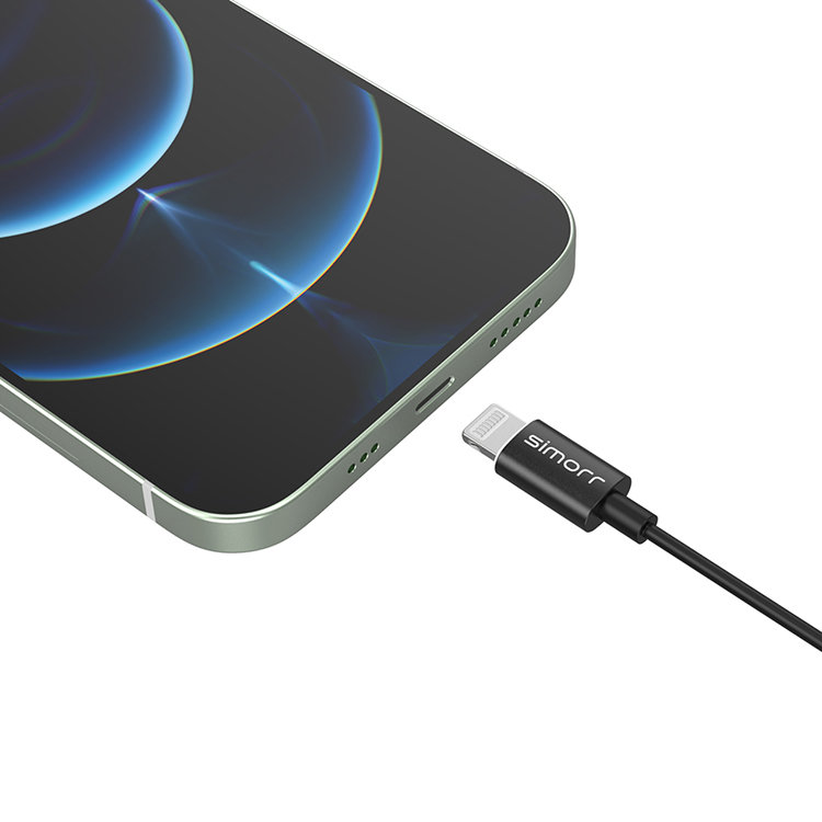 Микрофон петличный simorr wave l3 Lightning Чёрный 3453B