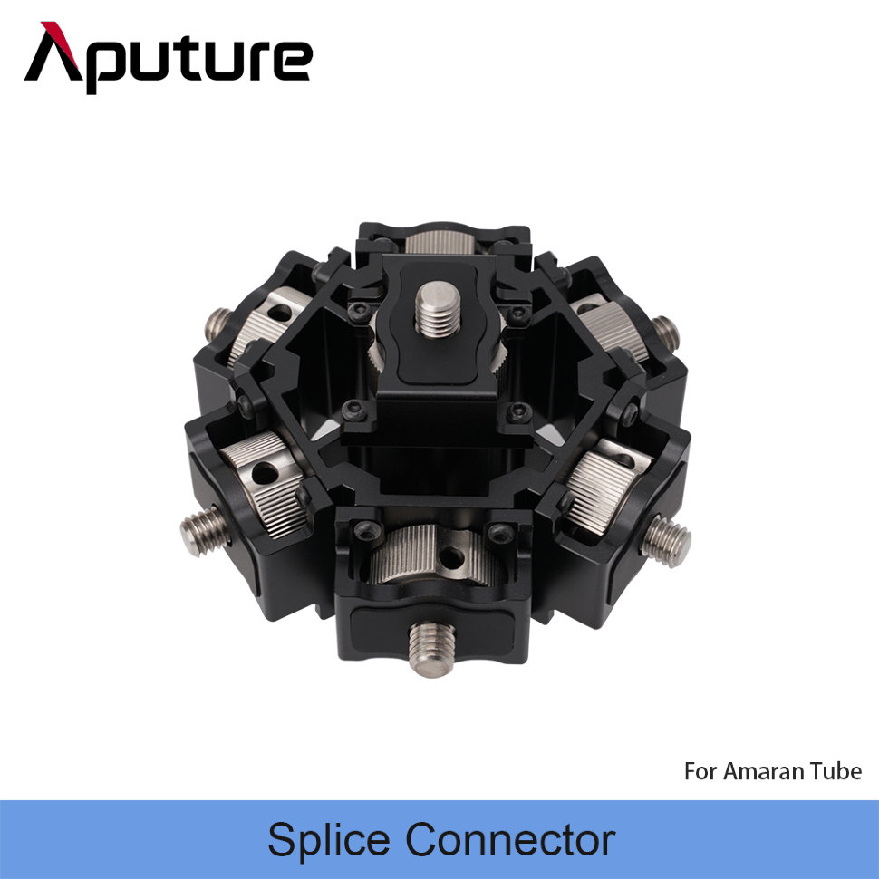 

Крепление Aputure Splice Connector для 8ми жезлов APB0241A36