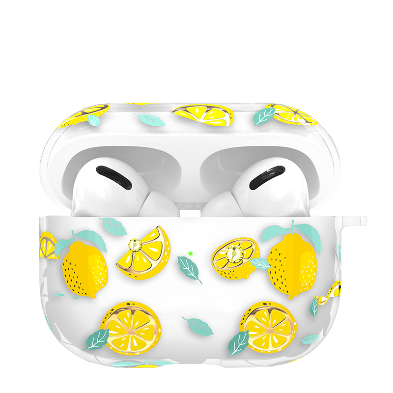 Чехол PQY Fresh для Apple Airpods Pro Lemon 