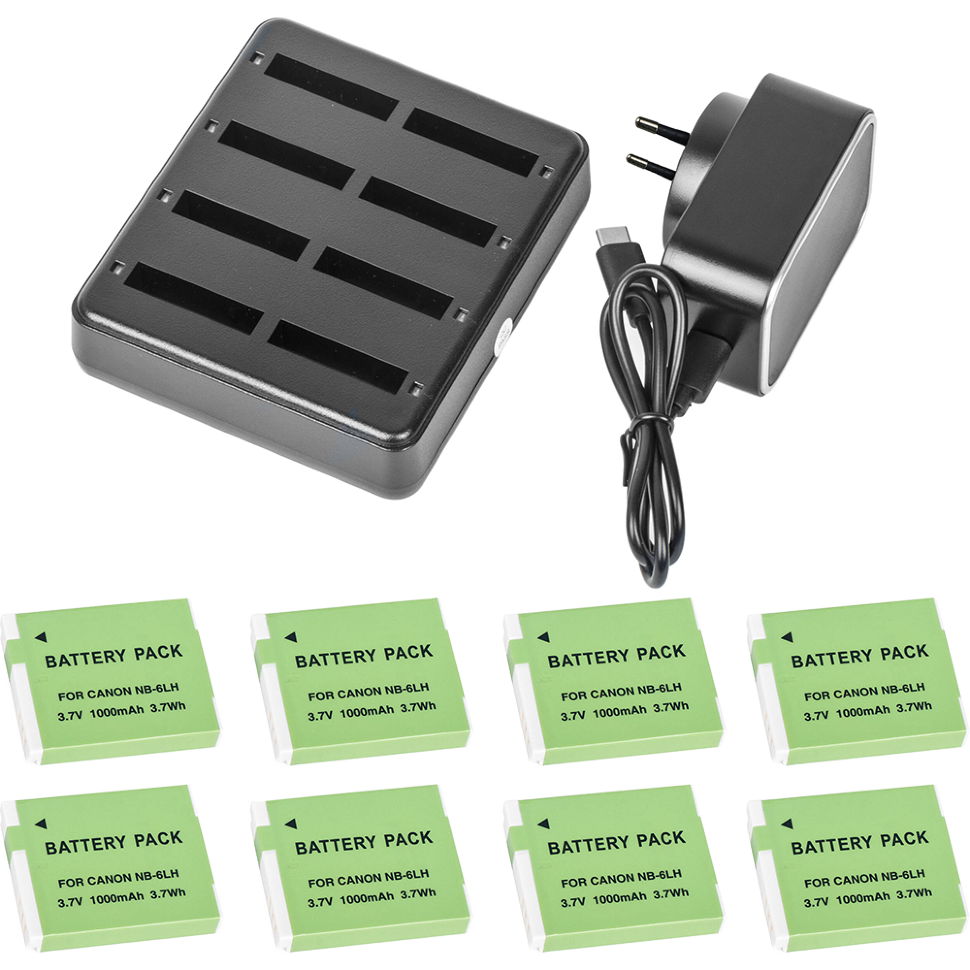 Зарядное устройство CAME-TV Octo USB (+8 аккумуляторов) 