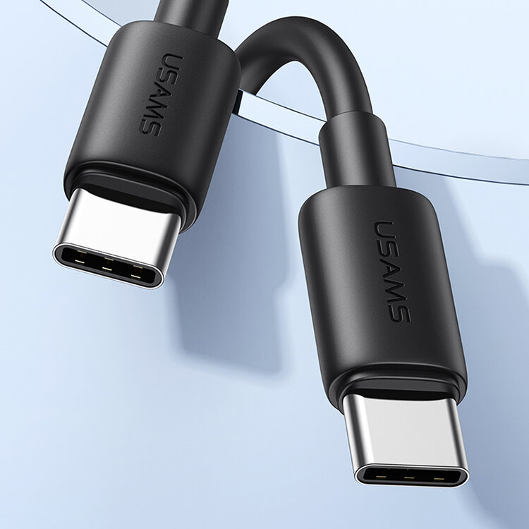 

Кабель Usams SJ711 YD Type-C 60W 1м Чёрный SJ711USB01