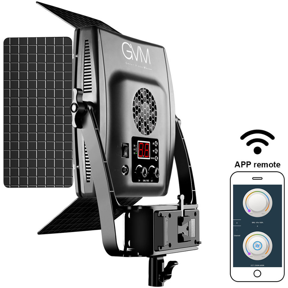 

Комплект осветителей GVM LT100S (3шт) GVM-LT-100S3L