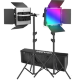 Комплект осветителей Neewer RGB 660 PRO II (2 шт + стойки) - Изображение 254338