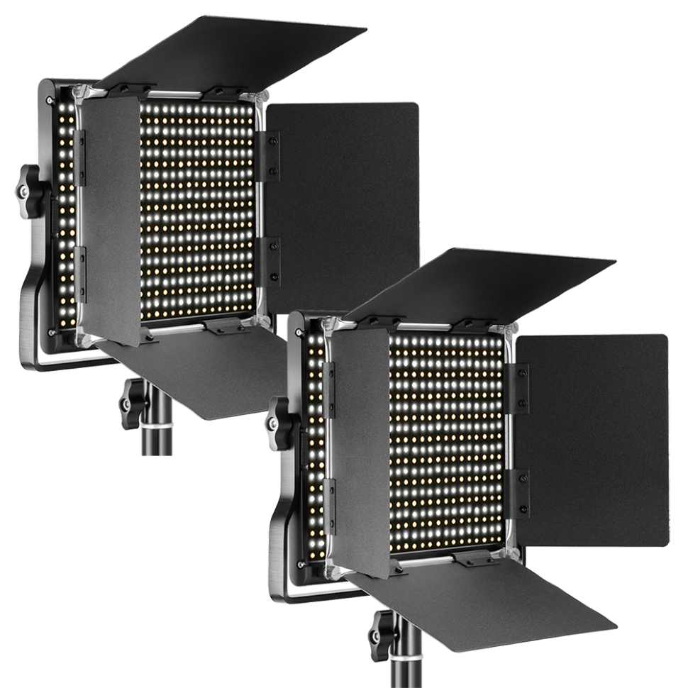 Комплект осветителей Neewer NL 660 (2шт) Чёрный 