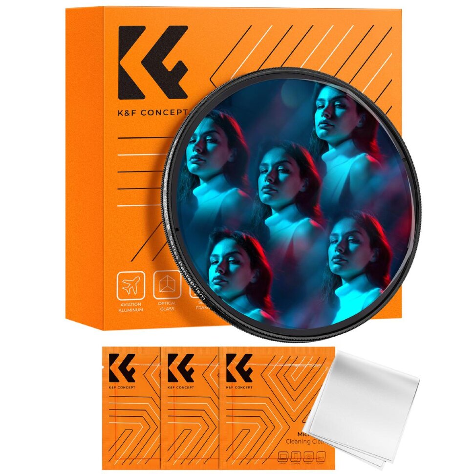 

Светофильтр K&F Concept Nano-B Kaleidoscope Prism Pentagonal 77мм KF01.2810V1