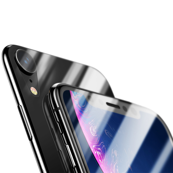 Комплект стекол Baseus Glass Film Set (экран+корпус) для iPhone XR Transparent 