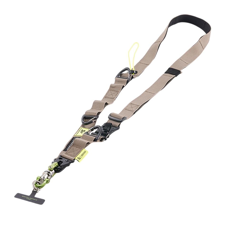 Ремень наплечный Tilta Fe Shoulder Strap Buckle Kit для смартфона Коричневый/Лаймовый 