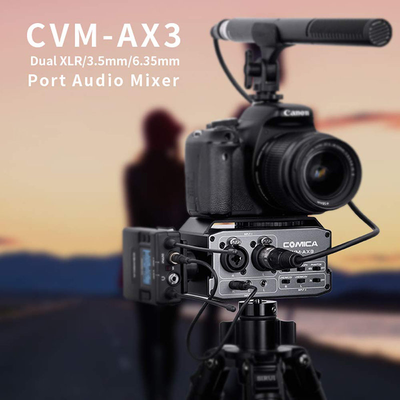 

Микшер двуканальный CoMica CVM-AX3 XLR