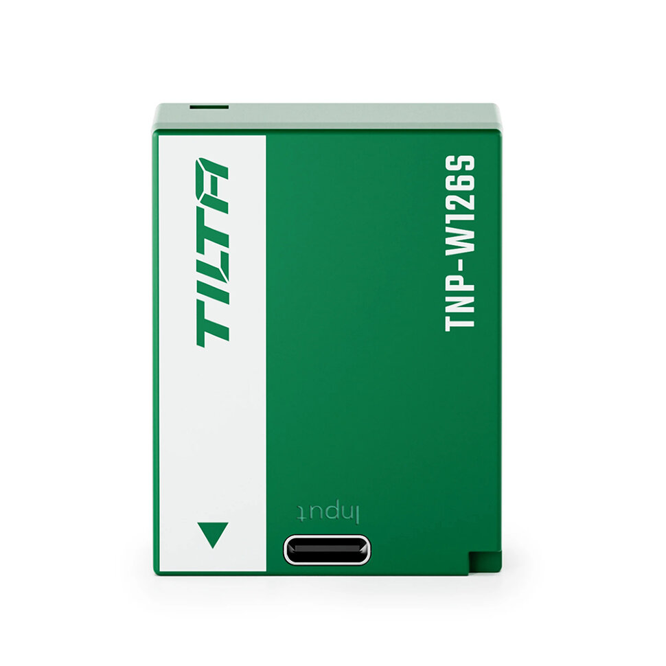 

Аккумулятор Tilta NP-W126S Type-C 1050mAh Зелёный