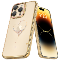 Артикул: 49139. Чехол PQY Wish для iPhone 15 Pro Max Золото