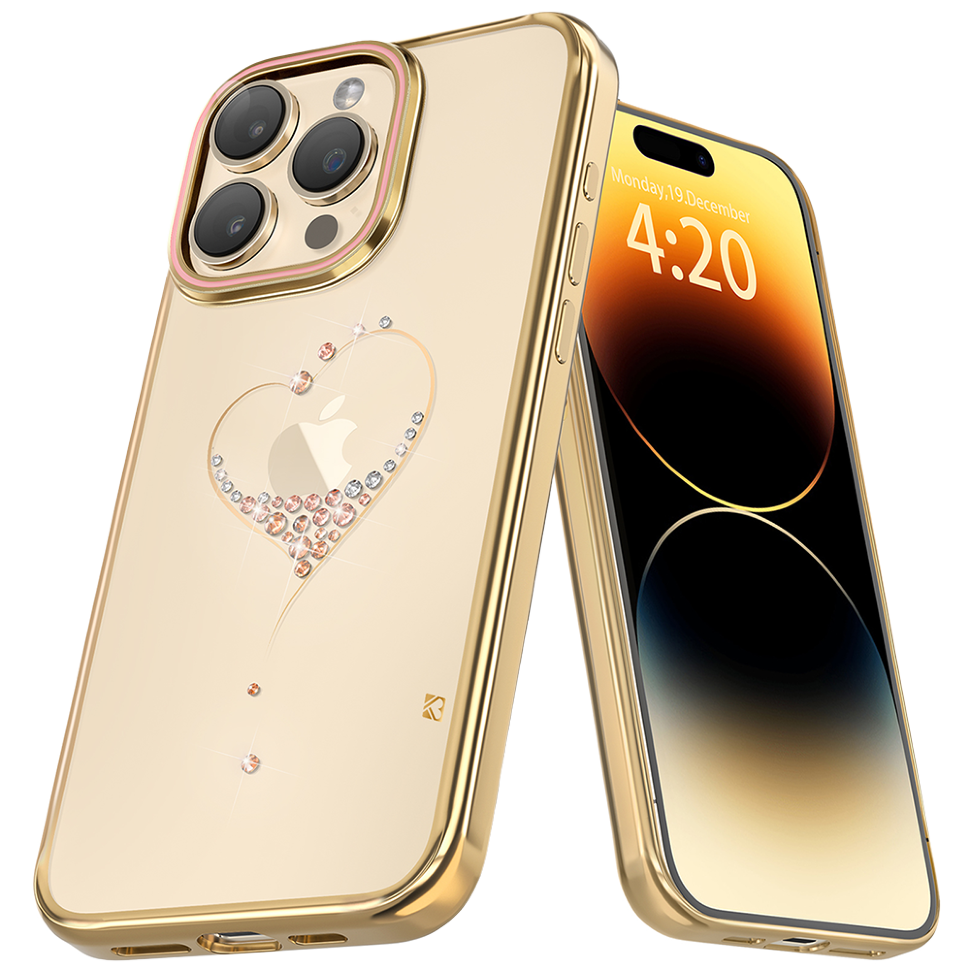 Чехол PQY Wish для iPhone 15 Pro Max Золото 