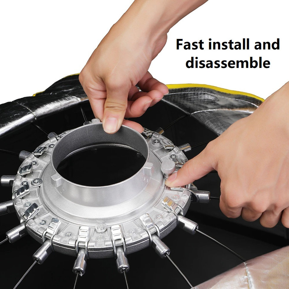 Софтбокс NiceFoto Beauty dish 85cm 6120159