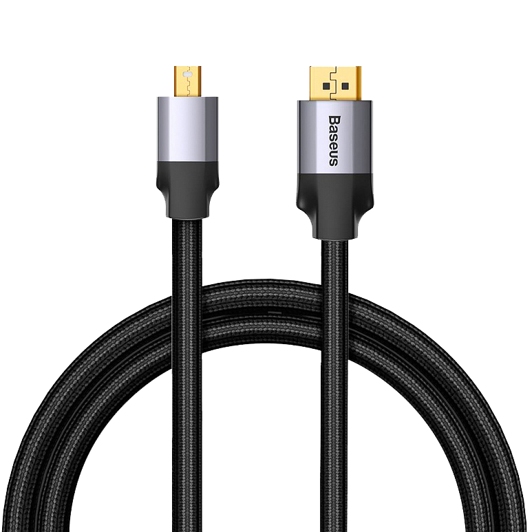 Кабель Baseus Enjoyment MiniDP - DP 1.5м Серый 