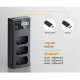 Зарядное устройство K&F Concept Triple Slot для NP-FW50 - Изображение 261795