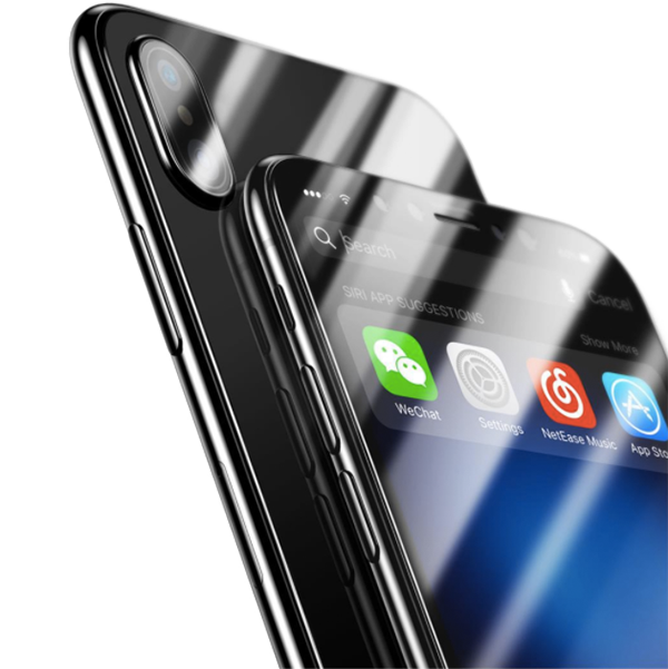 Комплект стекол Baseus Glass Film Set (экран+корпус) для iPhone Xs Max Transparent 