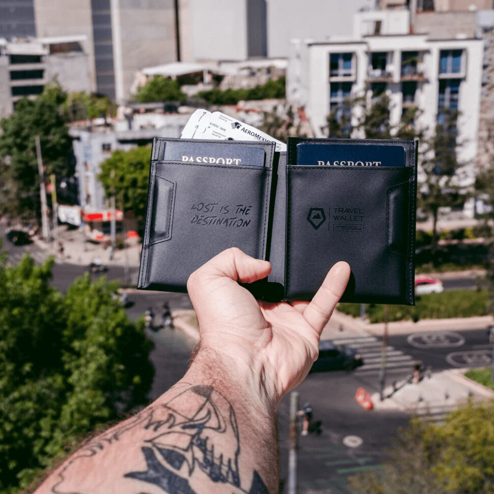 

Кошелёк WANDRD Travel Wallet Чёрный TW-BK-1