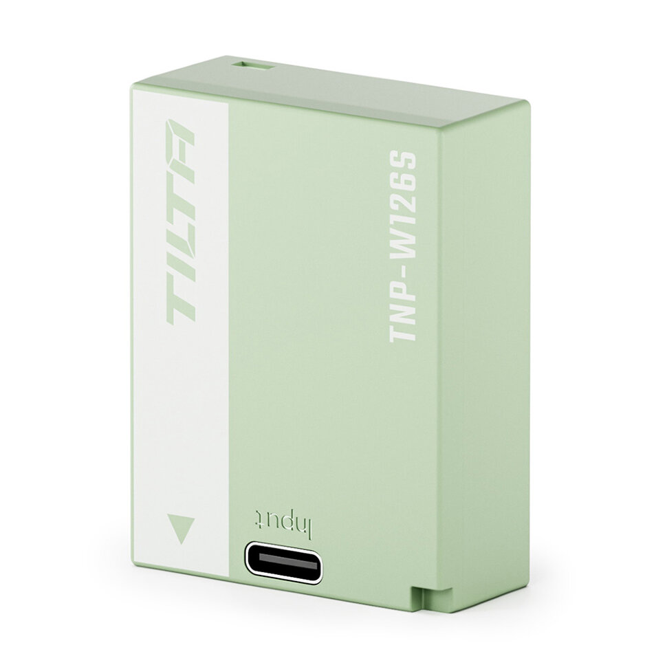 

Аккумулятор Tilta NP-W126S Type-C 1050mAh Светло-зелёный