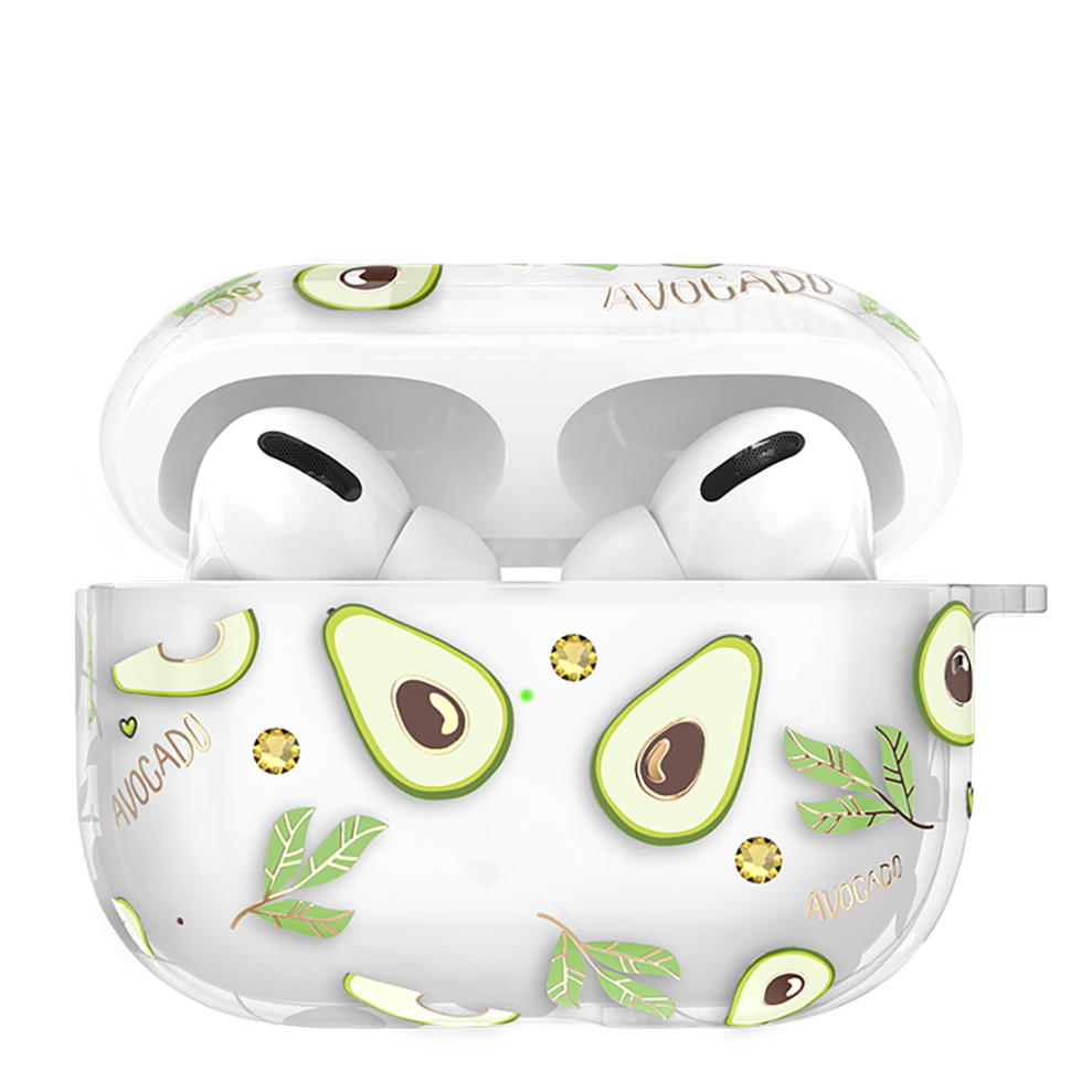 Чехол PQY Fruit для Apple Airpods Pro Avocado 
