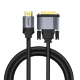 Кабель Baseus Enjoyment HDMI - DVI 2м Серый - Изображение 126008