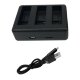 Зарядное устройство KingMa Triple Charger для аккумуляторов DJI Osmo Action 3/4 - Изображение 248238
