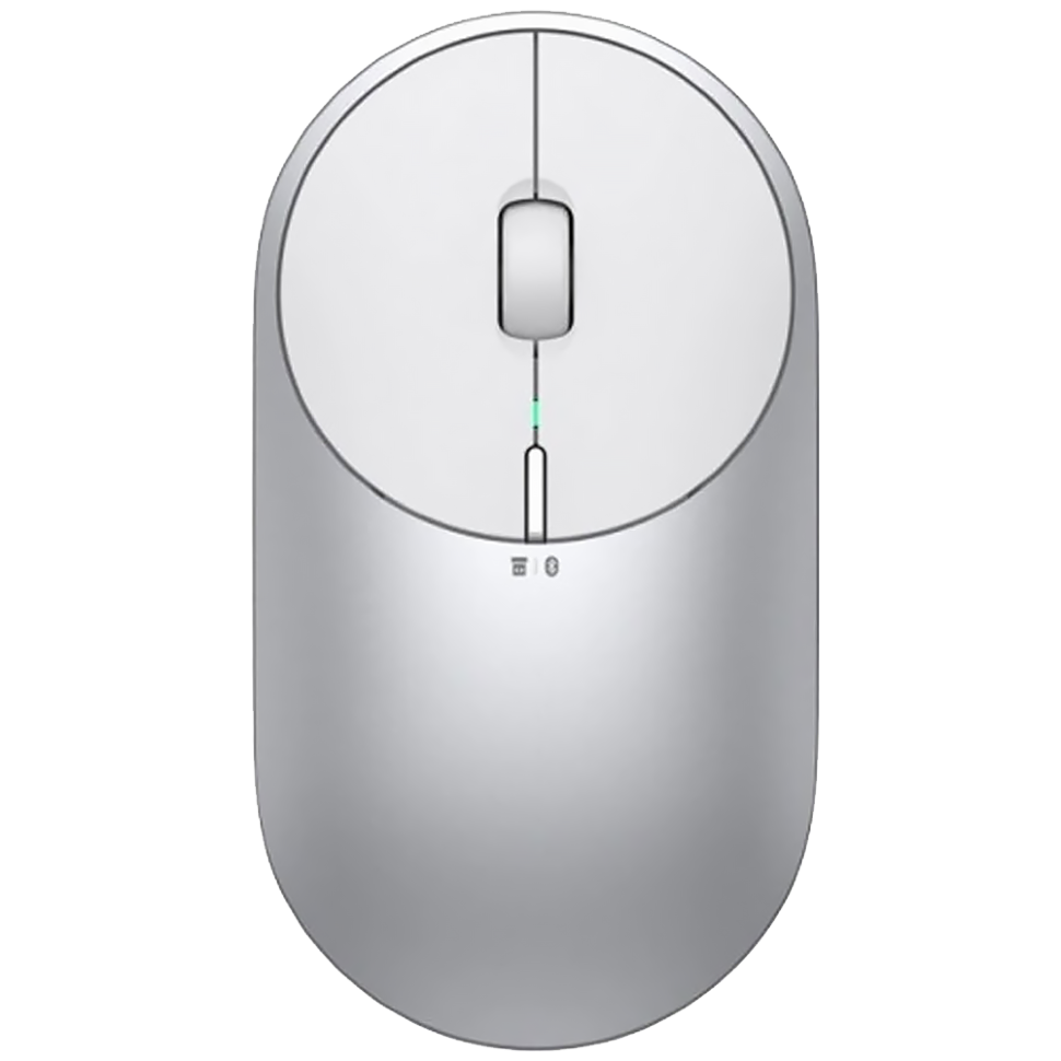 Мышь Xiaomi Mi Portable Mouse 2 Серебро 