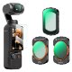 Комплект светофильтров K&F Concept CPL + Black Mist 1/4 + ND2-32 для DJI Osmo Pocket 3/4 (3шт) - Изображение 297445