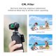 Комплект светофильтров K&F Concept CPL + Black Mist 1/4 + ND2-32 для DJI Osmo Pocket 3/4 (3шт) - Изображение 297448