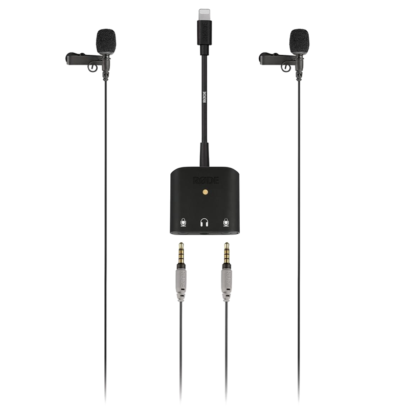 Комплект аудиоадаптера и микрофонов RODE SC6-L Mobile Interview Kit 