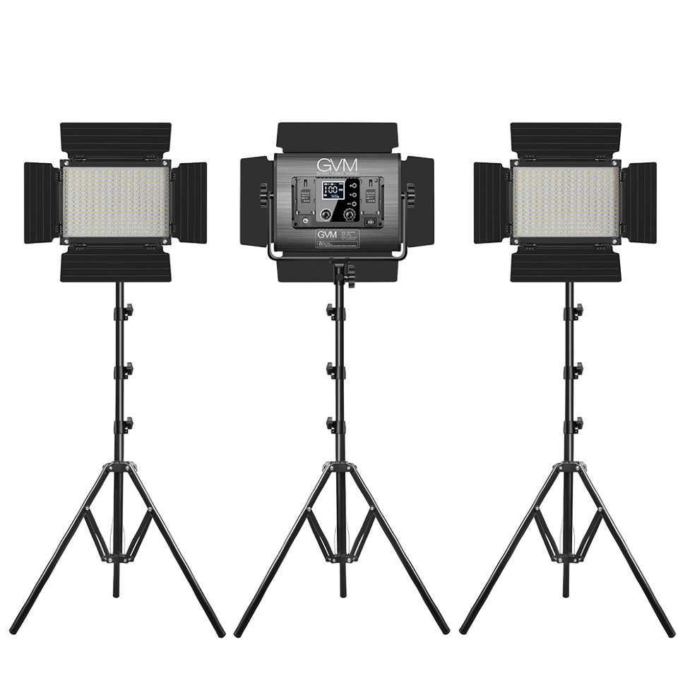 Комплект осветителей GVM 880RS (3шт) 