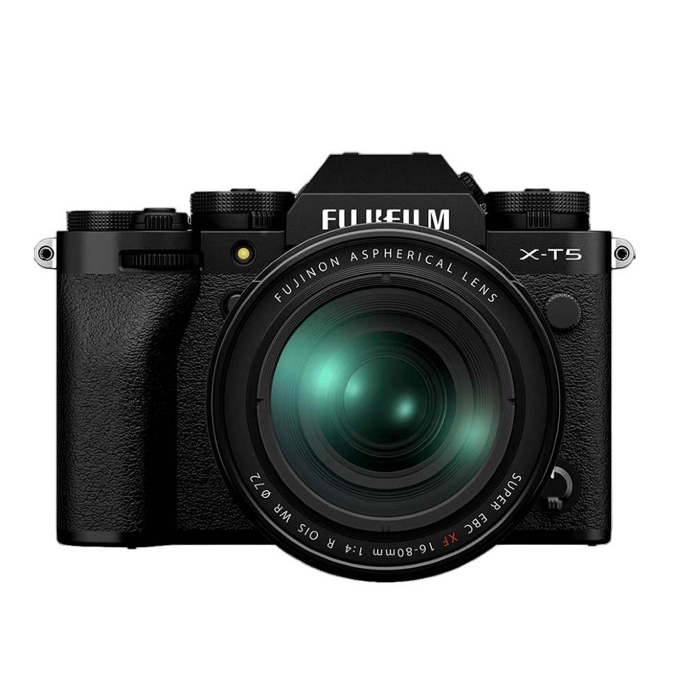 Беззеркальная камера Fujifilm X-T5 Kit (XF 16-80mm f/4 R OIS WR) Чёрная 