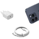 Сетевой адаптер USAMS CC226 Yi PD20W Белый + кабель Type-C 60W - Изображение 240384